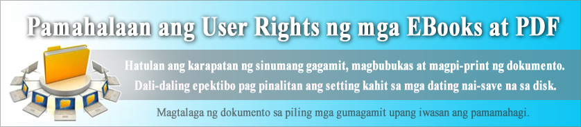 Digital Rights Management (DRM) para sa mga Dokumento at EBooks